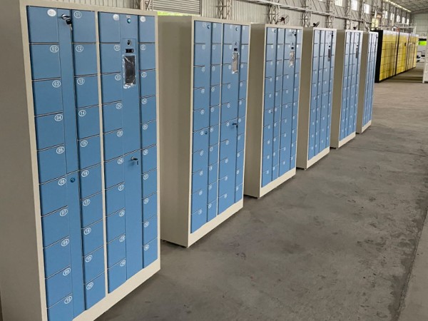 慧儲60位手機(jī)充電柜優(yōu)質(zhì)鍍鋅板單面7寸顯示屏 - 室內(nèi)副臺尺寸